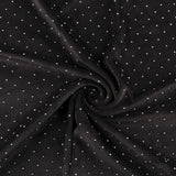 Veludo Elástico Glitter Preto - Ribes y Casals