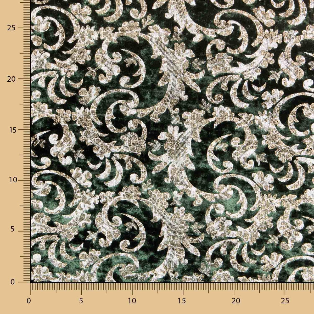 Veludo Spandex Brocado Verde - Ribes y Casals