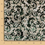 Veludo Spandex Brocado Verde - Ribes y Casals