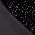 Veludo Spandex Brilho Preto - Ribes y Casals
