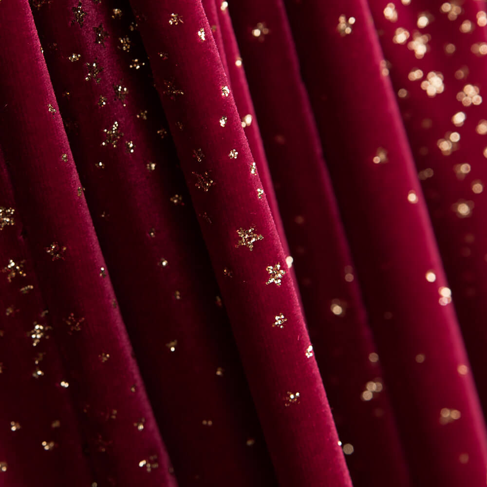 Veludo Spandex Brilho Garnet - Ribes y Casals