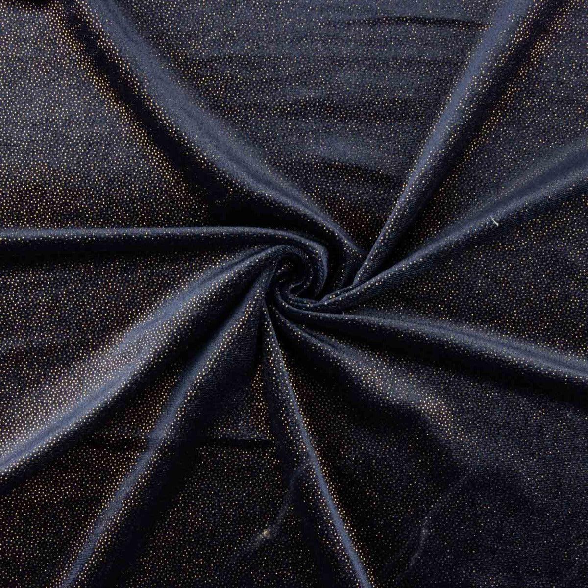 Veludo Lycra Fantasy Gold Marinho - Ribes y Casals