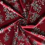 Terciopelo Lycra Bouquet Grana - Ribes y Casals