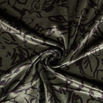 Terciopelo Lycra Maxi Flor Kaki - Ribes y Casals