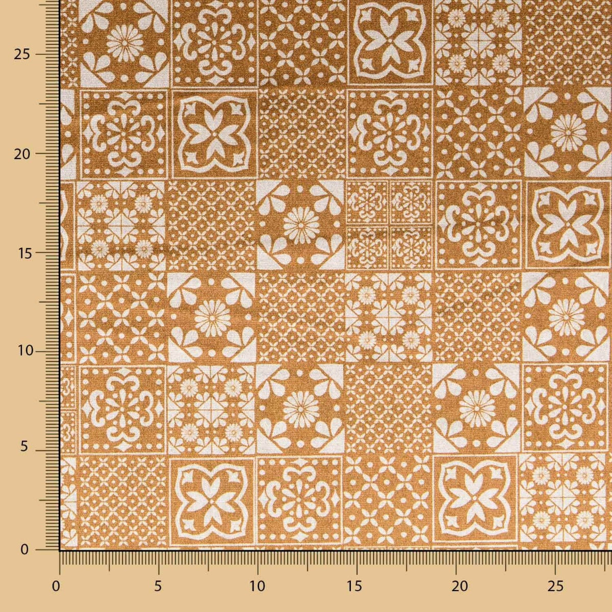 Retal Terciopelo Lycra Mosaico Albero 100x140 cm - Ribes y Casals