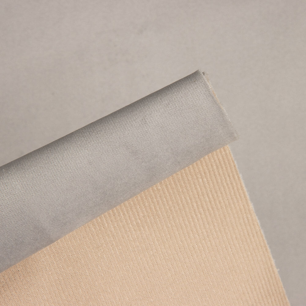 Tela Terciopelo Antimanchas Gris - Ribes y Casals