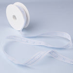 Tira de batista branco e azul 2,5cm - Ribes y Casals