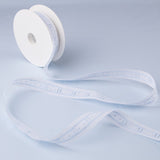 Tira de batista branco e azul 2,5cm - Ribes y Casals