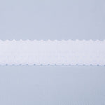 Tira de batista branco e azul 3cm - Ribes y Casals