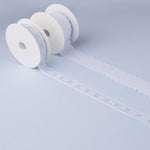 Tira de batista branco e azul 3cm - Ribes y Casals