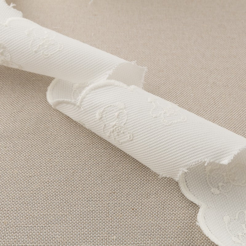 Tira de piquê bege 6,5cm - Ribes y Casals