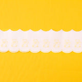 Tira de piquê branco amarelo 6,5cm - Ribes y Casals