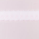 Tira de piquê branco rosa 6,5cm - Ribes y Casals