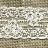 Tira de tule bordada 4cm - Ribes y Casals