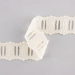 Tira de batista bege 4cm - Ribes y Casals