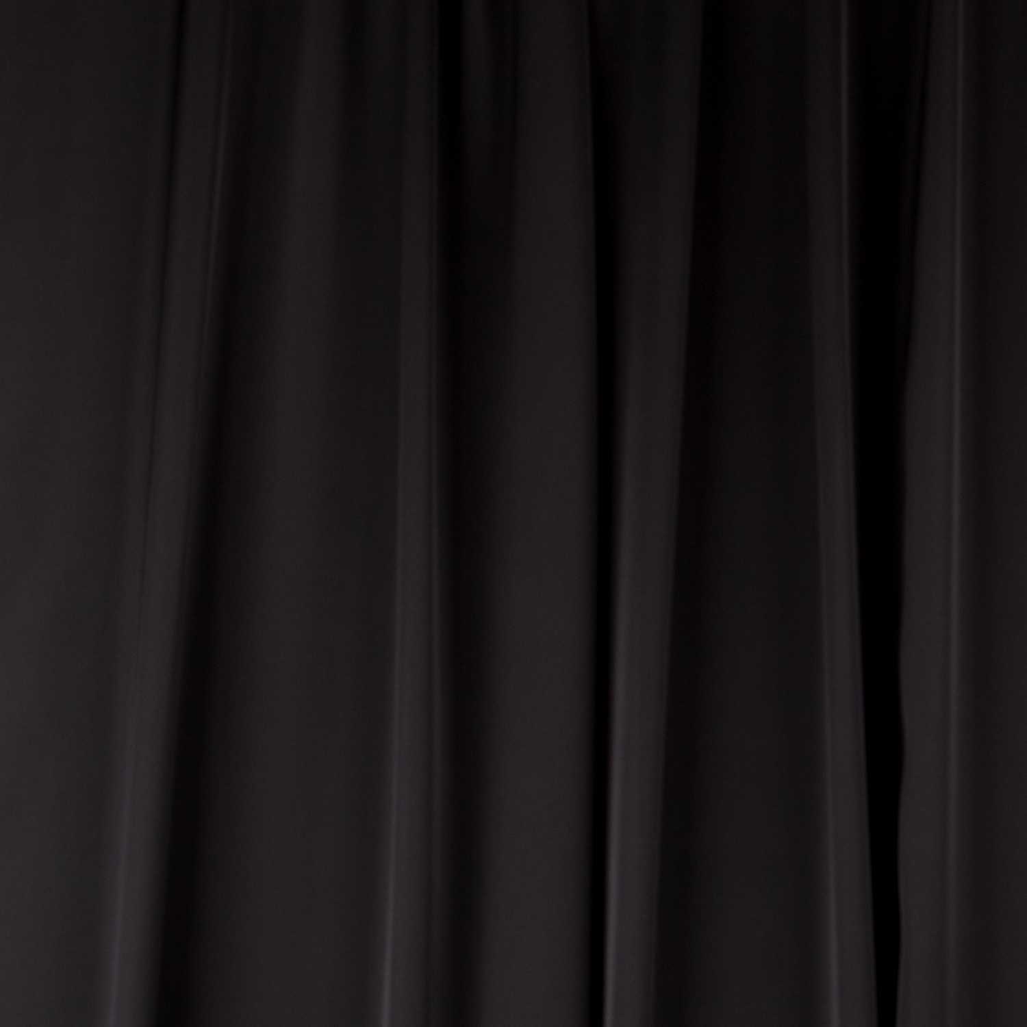 Tecido Cetim de Poliéster Preto - Ribes y Casals