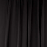 Tecido Cetim de Poliéster Preto - Ribes y Casals