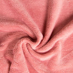 Tecido Turco Fofo Bambu Liso Rosa Maquilhagem - Ribes y Casals