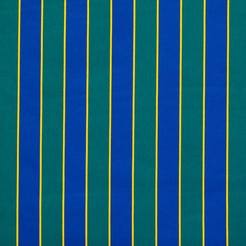 Toldo de teflon listra verde azul - Ribes y Casals