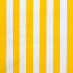 Toldo de teflon listrado branco amarelo - Ribes y Casals
