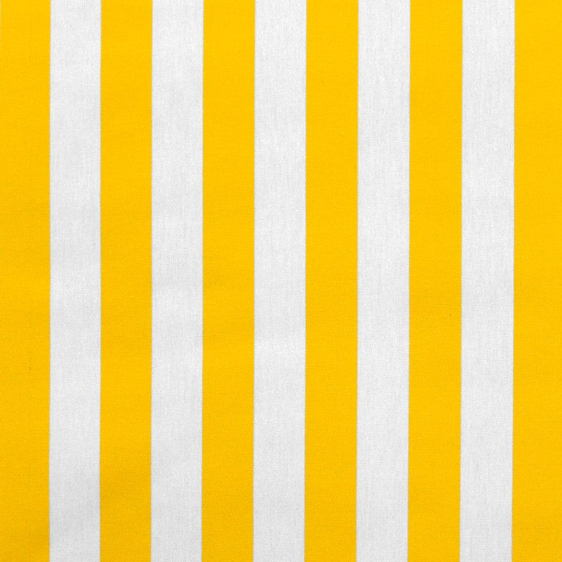 Toldo de teflon listrado branco amarelo - Ribes y Casals
