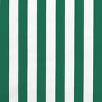 Toldo Teflon Riscas Verde Branco - Ribes y Casals