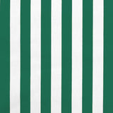 Toldo Teflon Riscas Verde Branco - Ribes y Casals