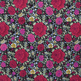Retalho Patchwork Cravo Fundo Preto - Ribes y Casals