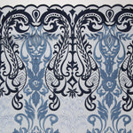 Tule Bordado Degradê Azul - Ribes y Casals