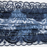 Tule Bordado Degradê Azul - Ribes y Casals