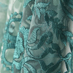 Tule Bordado Degradê Verde - Ribes y Casals