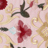 Tule Bordado Manila Vermelho Preto - Ribes y Casals