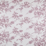 Tule Bordado Flores Malva - Ribes y Casals