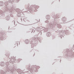 Tule Bordado Flores Malva - Ribes y Casals