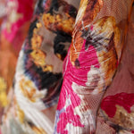 Tule Bordado Flores Coloridas - Ribes y Casals