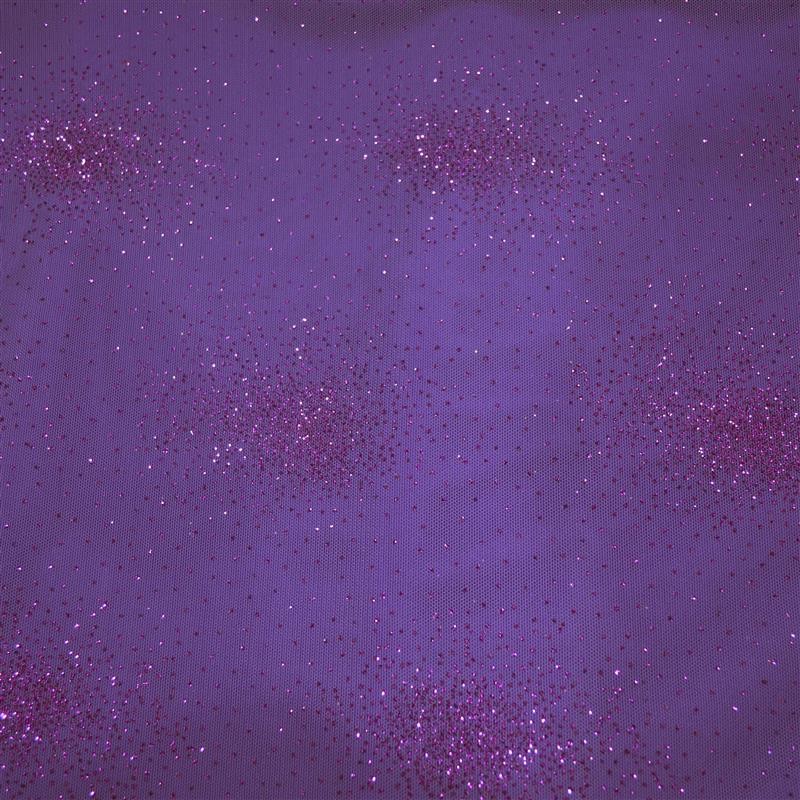 Tule Elástico Glitter Roxo - Ribes y Casals