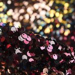 Tule Lantejoulas Chevron Multicor - Ribes y Casals