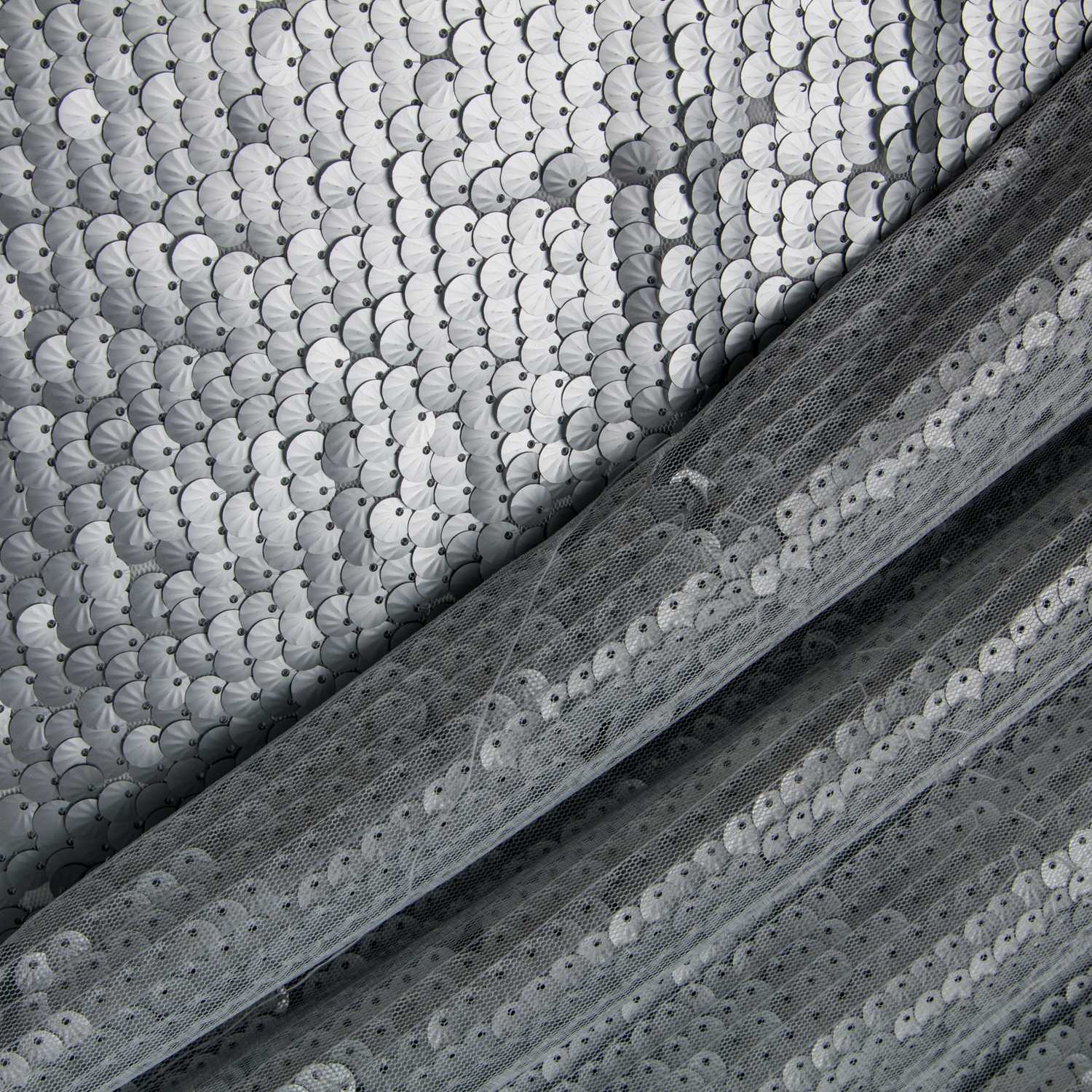 Tul Lantejoula Concha Prata - Ribes y Casals