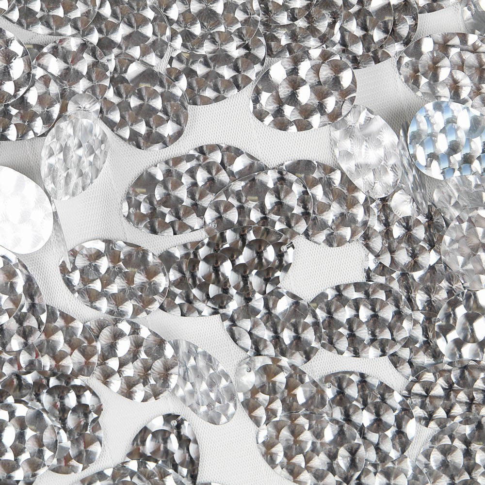 Tule Lantejoulas Medalha Prata - Ribes y Casals