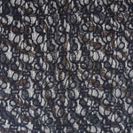 Renda com Lantejolas Marinho e Castanho - Ribes y Casals