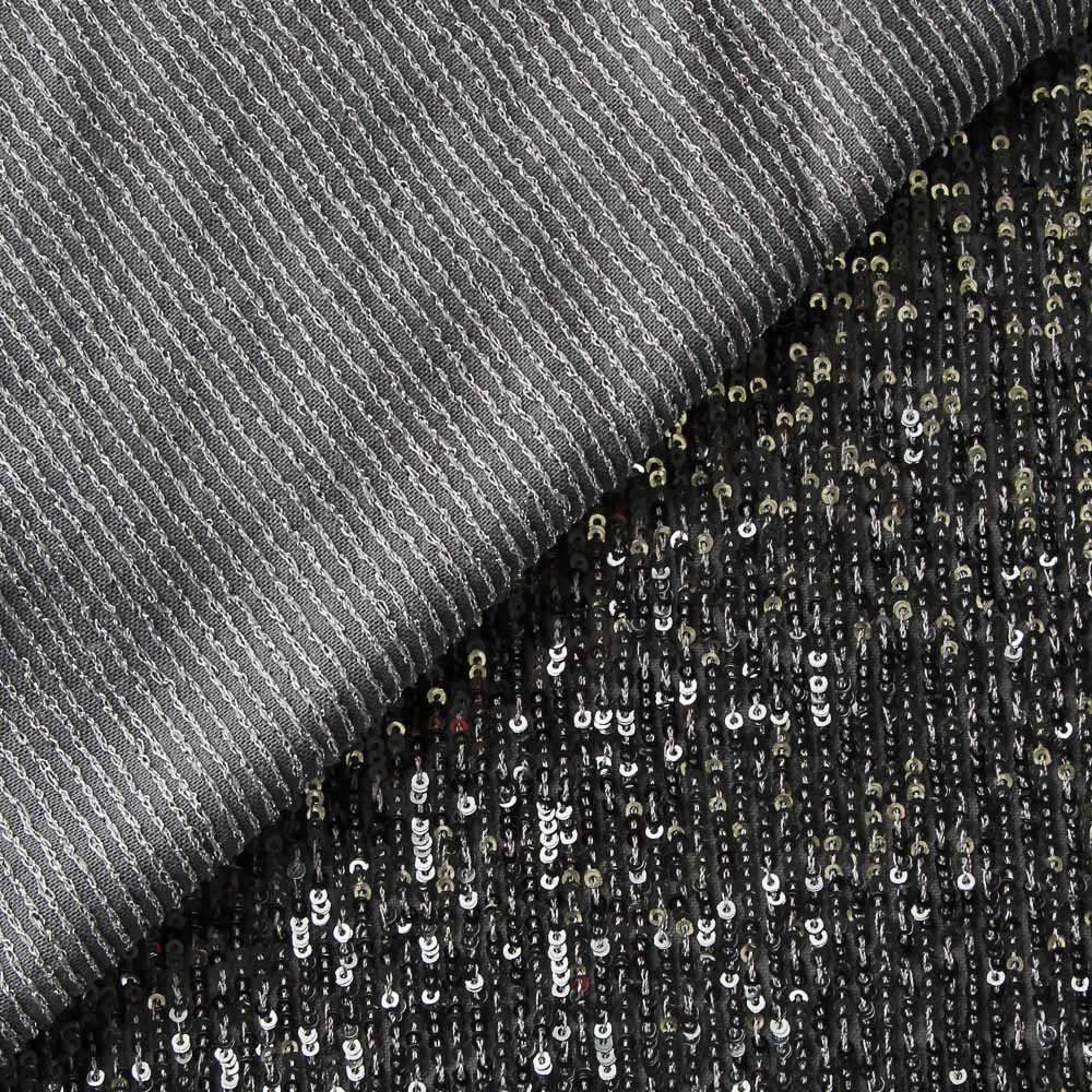 Tule com Lantejoulas Fashion Cinza - Ribes y Casals