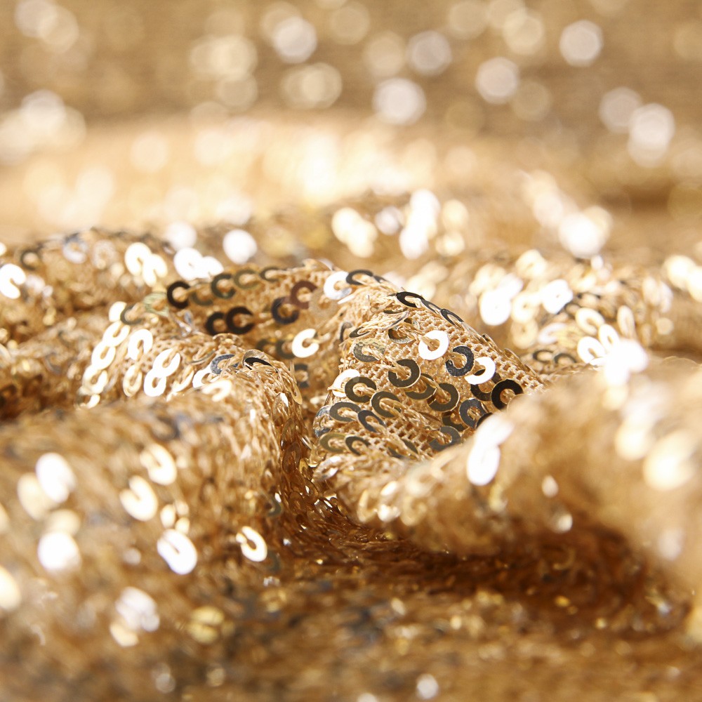 Tule Lantejoulas Moda Ouro - Ribes y Casals