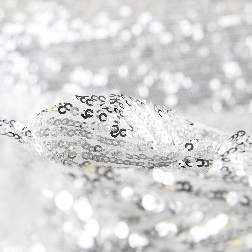 Tule Lantejoulas Moda Prateado - Ribes y Casals