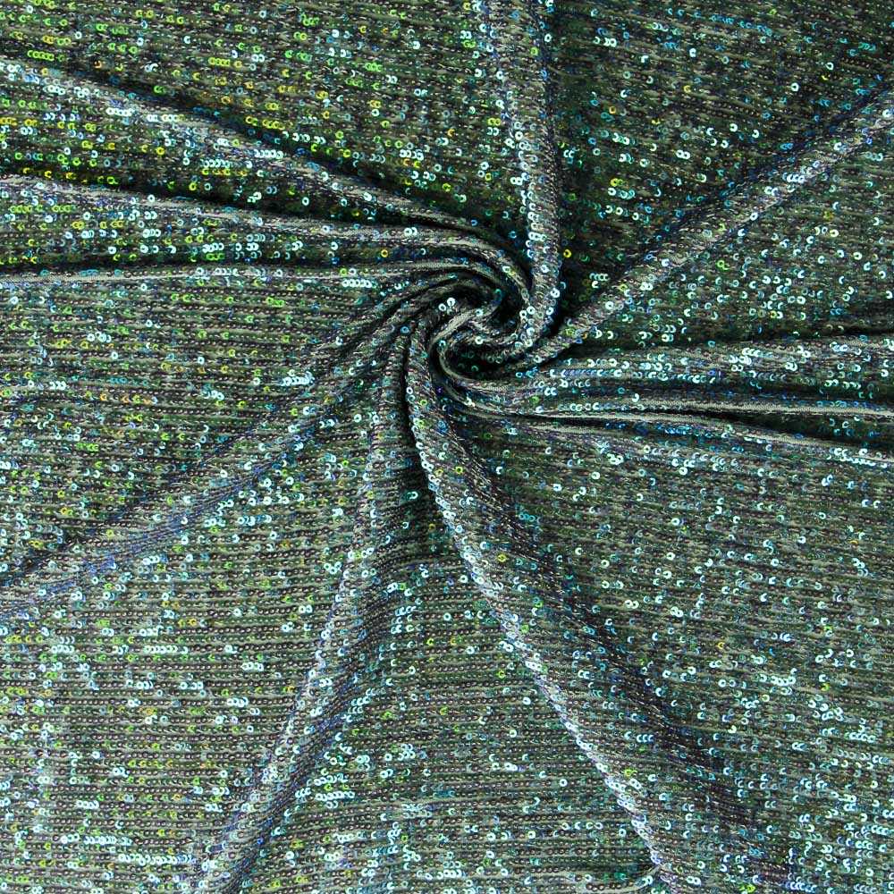 Tule com Lantejoulas Fashion Verde - Ribes y Casals