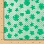 Tule Plissado Flor Verde - Ribes y Casals