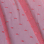 Tule Plumeti Elástico Coral - Ribes y Casals