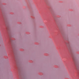 Tule Plumeti Elástico Coral - Ribes y Casals