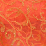 Retal Tul Princesa Naranja 170x150 - Ribes y Casals