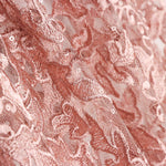 Tule Bordado Flor Rosa Nude - Ribes y Casals