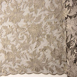 Tule Bordado Flor Vison - Ribes y Casals